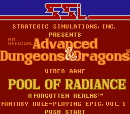 Pool of Radiance - NES