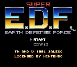 Earth Defense Force - SNES