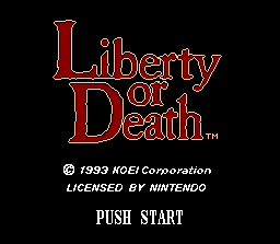Liberty or Death - SNES