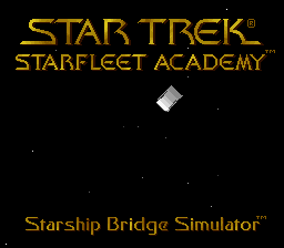 Star Trek: Starfleet Academy - Starship Bridge Simulator - SNES