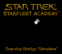 Star Trek: Starfleet Academy - Starship Bridge Simulator - SNES