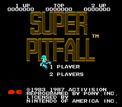 Super Pitfall - NES