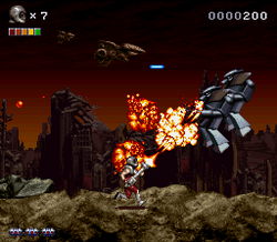 Rendering Ranger RÂ² - SNES