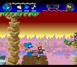 The Itchy & Scratchy Game - SNES