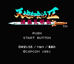 Tenchi o kurau II: Shokatsu KÅmei-den - NES