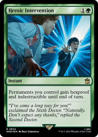 Heroic Intervention (Surge Foil) [Doctor Who]