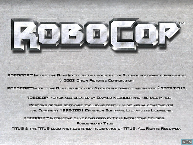 RoboCop - XBox Original