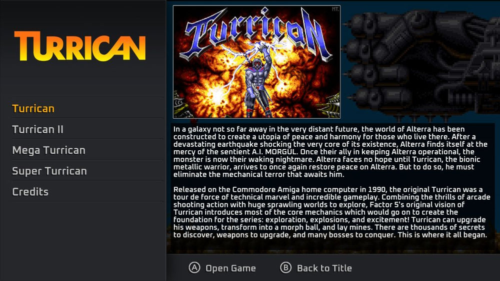 Turrican Flashback - Switch