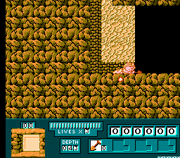 Digger T. Rock: Legend of the Lost City - NES