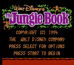 Disney's The Jungle Book - NES