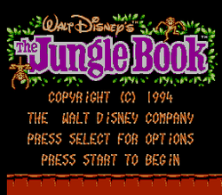 Disney's The Jungle Book - NES
