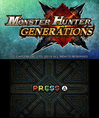 Monster Hunter: Generations - 3DS