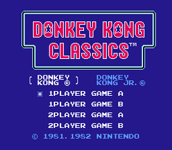 Donkey Kong Classics - NES
