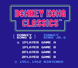 Donkey Kong Classics - NES