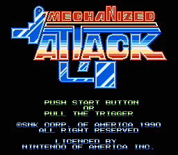 Mechanized Attack - NES