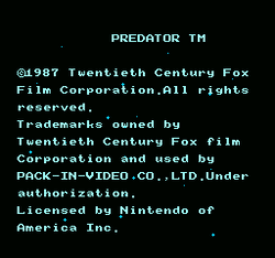 Predator - NES