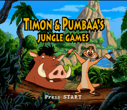 Disney's Timon & Pumbaa's Jungle Games - SNES