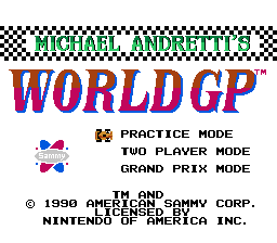 Michael Andretti's World GP - NES
