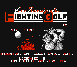 Lee Trevino's Fighting Golf - NES