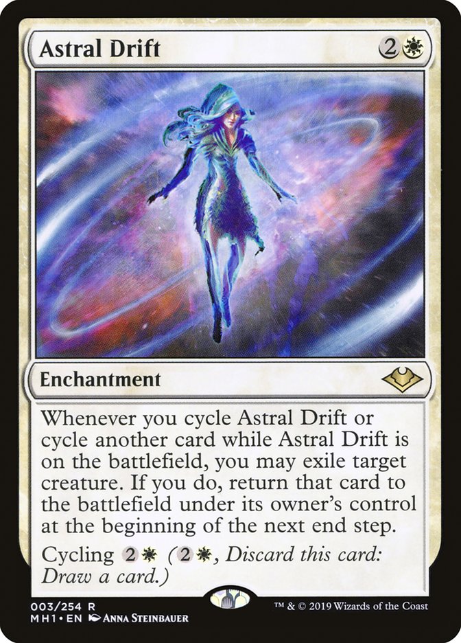 mtg modern card draw Astral Drift [Modern Horizons]