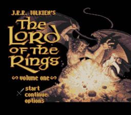 J.R.R. Tolkien's The Lord of the Rings: Volume 1 - SNES