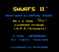 The Smurfs Travel the World - SNES