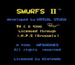 The Smurfs Travel the World - SNES