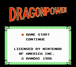 Dragon Power - NES