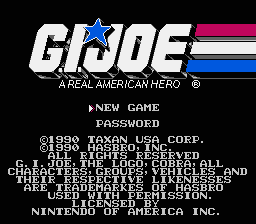 G.I. Joe: A Real American Hero - NES