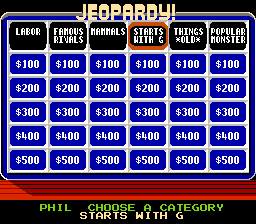 Jeopardy! - NES