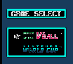 SuperSpike V'Ball / Nintendo World Cup - NES