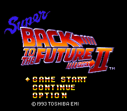 Super Back to the Future Part II - SNES