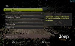 Jeep Thrills - Wii Original