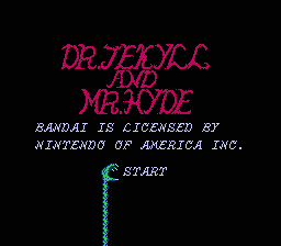 Dr. Jekyll and Mr. Hyde - NES