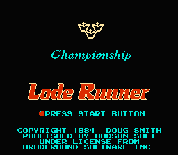 Championship Lode Runner - NES