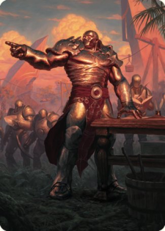 Karn, Living Legacy Art Card 1 [Dominaria United Art Series]