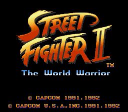 Street Fighter II - SNES