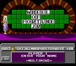 Wheel of Fortune: Junior Edition - NES