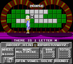 Wheel of Fortune: Junior Edition - NES