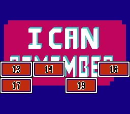 Fisher-Price I Can Remember - NES