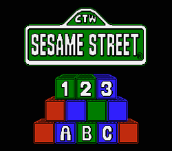 Sesame Street 1 2 3 / Sesame Street A B C - NES
