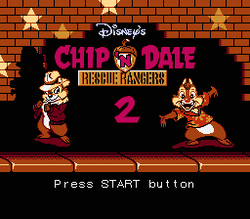 Disney's Chip 'N Dale: Rescue Rangers 2 - NES