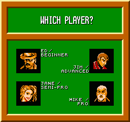 Break Time: The National Pool Tour - NES