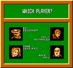 Break Time: The National Pool Tour - NES