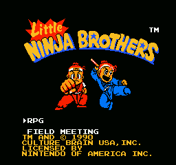Little Ninja Brothers - NES