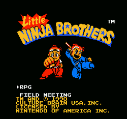 Little Ninja Brothers - NES