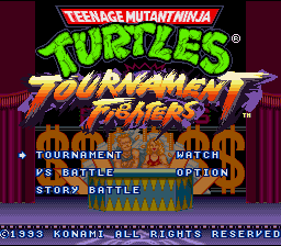Teenage Mutant Ninja Turtles: Tournament Fighters - SNES