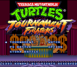 Teenage Mutant Ninja Turtles: Tournament Fighters - SNES