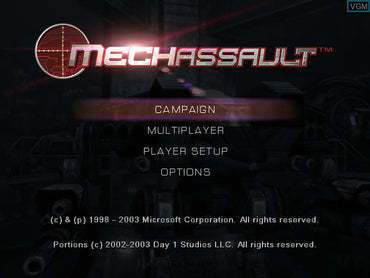 MechAssault - XBox Original