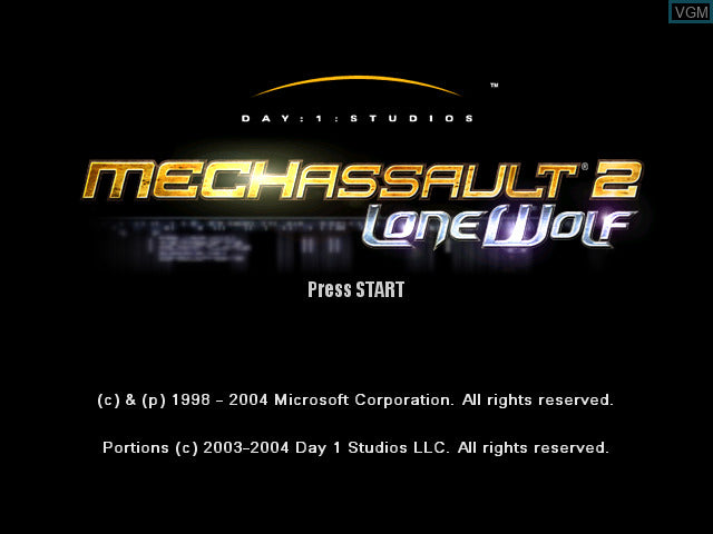 MechAssault 2: Lone Wolf - XBox Original